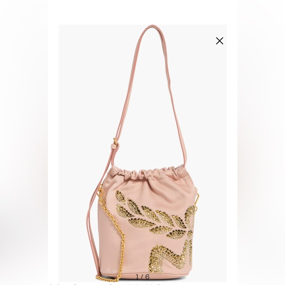 MCM Pink and Gold Shoulder Bag - Picture 4 of 6